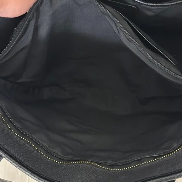 Coach City Black Leather Tote - Picture 4 of 10